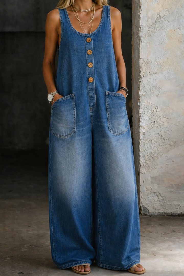 Wren | Vintage Washed Cotton Overalls